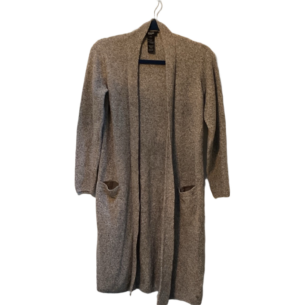 Olsen - Cozy Heather Gray Longline Cardigan